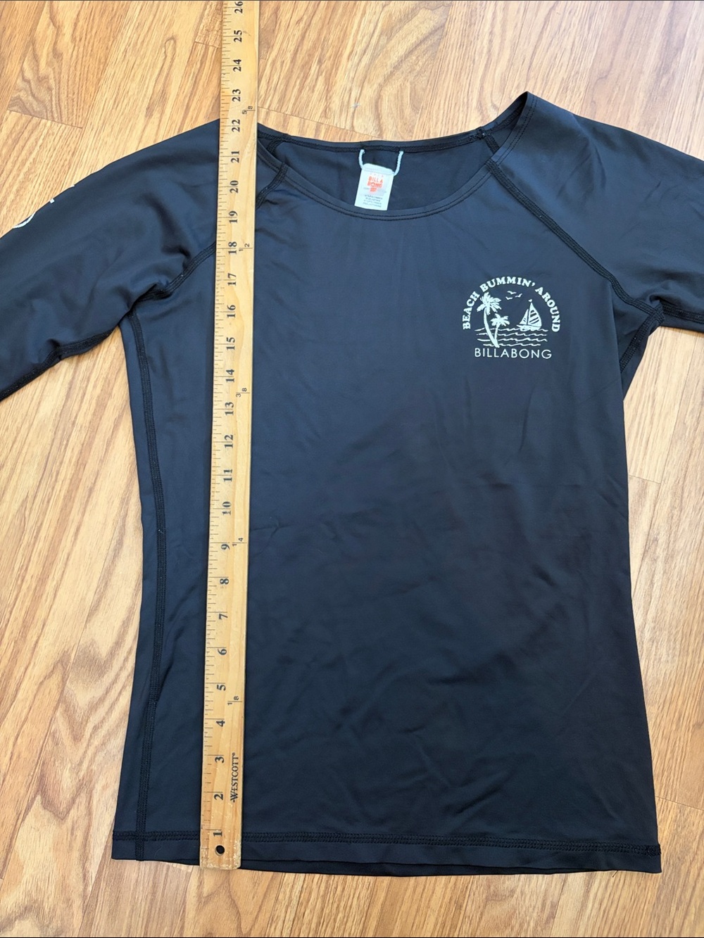 Billabong Rash Guard Rashguard Size Medium M - Picture 4 of 6